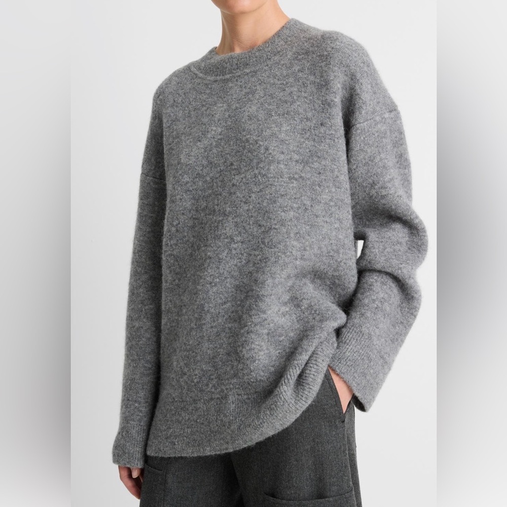 NWT Vince Textured Soft Sculpt Oversized Tunic Sweater